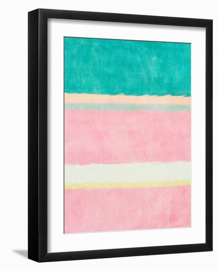 Rectangle Beach Blocks of Color II-SD Graphics Studio-Framed Art Print