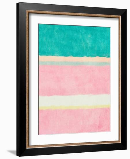 Rectangle Beach Blocks of Color II-SD Graphics Studio-Framed Art Print