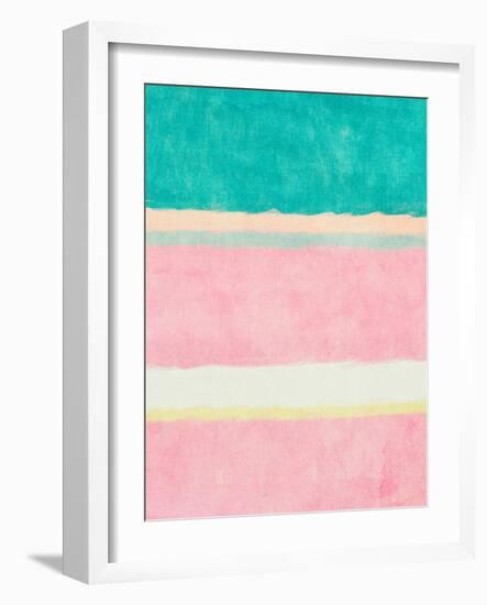 Rectangle Beach Blocks of Color II-SD Graphics Studio-Framed Art Print