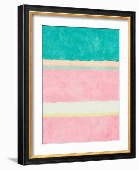 Rectangle Beach Blocks of Color II-SD Graphics Studio-Framed Art Print