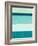 Rectangle Teal Blocks of Color II-SD Graphics Studio-Framed Art Print