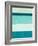 Rectangle Teal Blocks of Color II-SD Graphics Studio-Framed Art Print