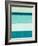 Rectangle Teal Blocks of Color II-SD Graphics Studio-Framed Art Print