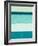 Rectangle Teal Blocks of Color II-SD Graphics Studio-Framed Art Print