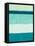 Rectangle Teal Blocks of Color II-SD Graphics Studio-Framed Stretched Canvas