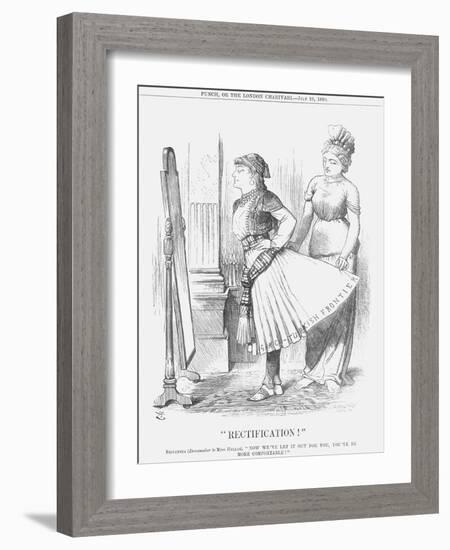 Rectification!, 1880-John Tenniel-Framed Giclee Print