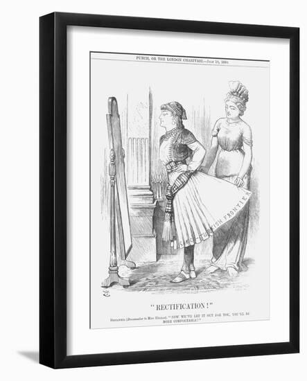 Rectification!, 1880-John Tenniel-Framed Giclee Print