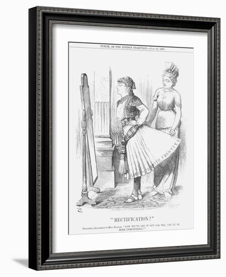 Rectification!, 1880-John Tenniel-Framed Giclee Print