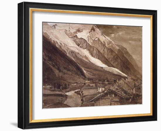 Recto: the Glacier Des Bossons-John Ruskin-Framed Giclee Print