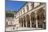 Rectors Palace and Cultural History Museum street view, Dubrovnik Old Town, Dubrovnik, Dalmatian Co-Neale Clark-Mounted Photographic Print