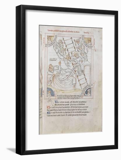 Recueil d'écrits sur Saint Benoît par Jean de Stavelot-null-Framed Giclee Print
