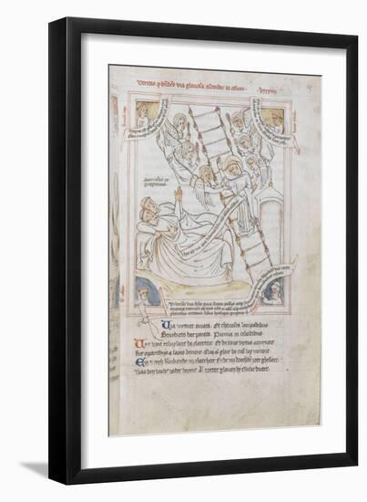 Recueil d'écrits sur Saint Benoît par Jean de Stavelot-null-Framed Giclee Print