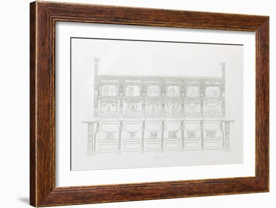 Recueil de dépenses pour la construction du château de Gaillon-null-Framed Giclee Print