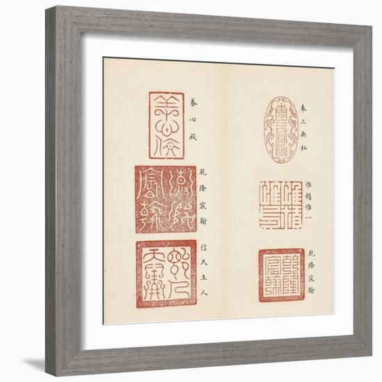 Recueil de sceaux-null-Framed Giclee Print