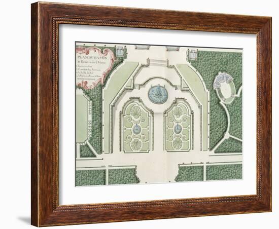 Recueil des châteaux, jardins, bosquets et fontaines de Versailles, Trianon-null-Framed Giclee Print