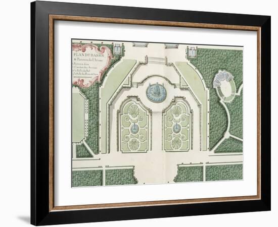 Recueil des châteaux, jardins, bosquets et fontaines de Versailles, Trianon-null-Framed Giclee Print