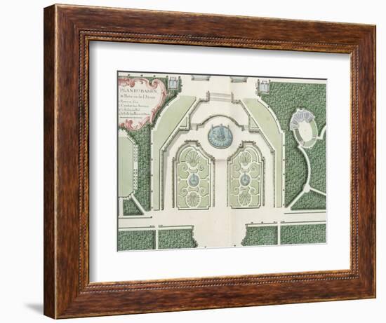 Recueil des châteaux, jardins, bosquets et fontaines de Versailles, Trianon-null-Framed Giclee Print