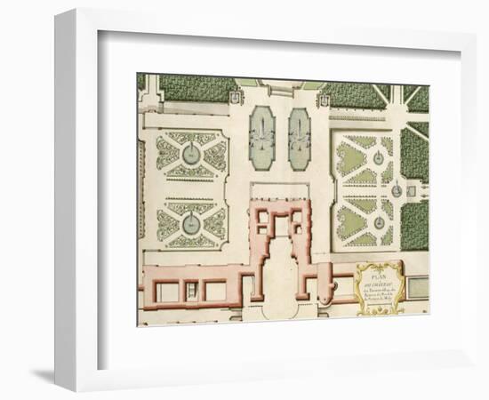 Recueil des châteaux, jardins, bosquets et fontaines de Versailles, Trianon-null-Framed Giclee Print