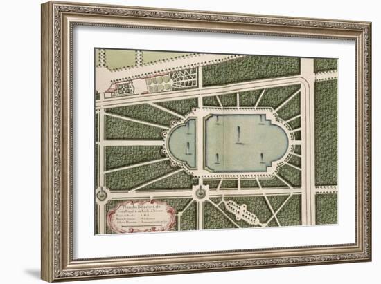 Recueil des châteaux, jardins, bosquets et fontaines de Versailles, Trianon-null-Framed Giclee Print