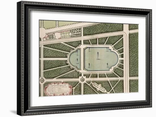 Recueil des châteaux, jardins, bosquets et fontaines de Versailles, Trianon-null-Framed Giclee Print