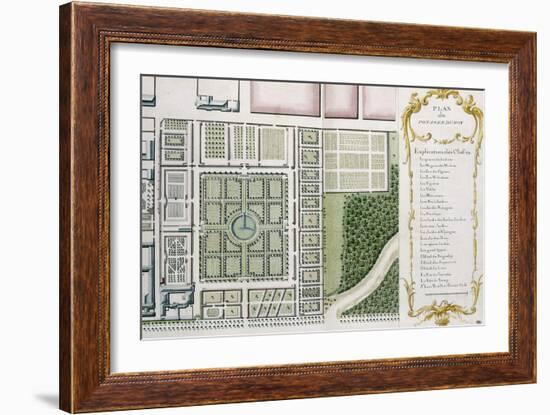 Recueil des châteaux, jardins, bosquets et fontaines de Versailles, Trianon-null-Framed Giclee Print