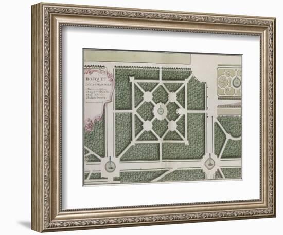 Recueil des châteaux, jardins, bosquets et fontaines de Versailles, Trianon-null-Framed Giclee Print