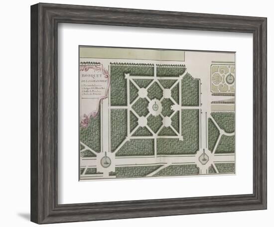 Recueil des châteaux, jardins, bosquets et fontaines de Versailles, Trianon-null-Framed Giclee Print