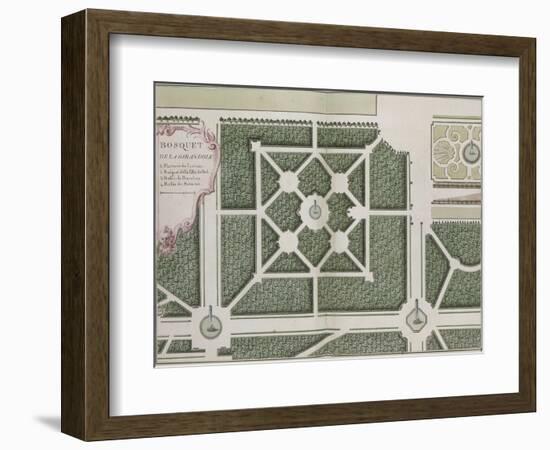 Recueil des châteaux, jardins, bosquets et fontaines de Versailles, Trianon-null-Framed Giclee Print