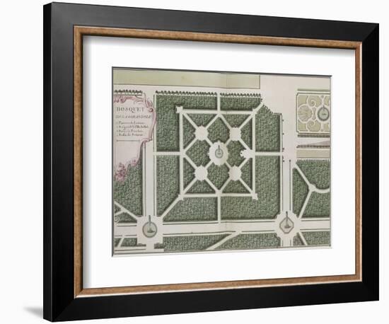 Recueil des châteaux, jardins, bosquets et fontaines de Versailles, Trianon-null-Framed Giclee Print