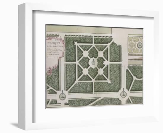 Recueil des châteaux, jardins, bosquets et fontaines de Versailles, Trianon-null-Framed Giclee Print