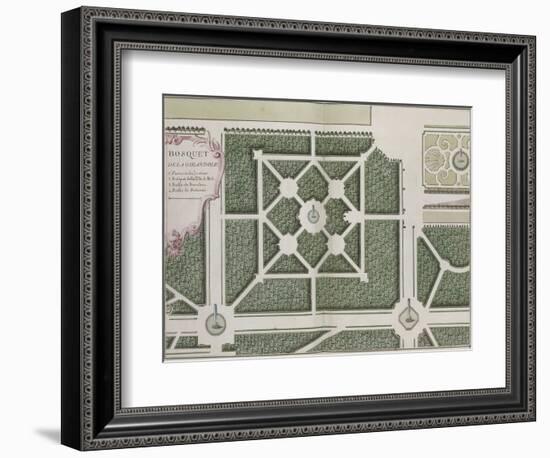 Recueil des châteaux, jardins, bosquets et fontaines de Versailles, Trianon-null-Framed Giclee Print