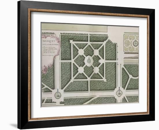 Recueil des châteaux, jardins, bosquets et fontaines de Versailles, Trianon-null-Framed Giclee Print