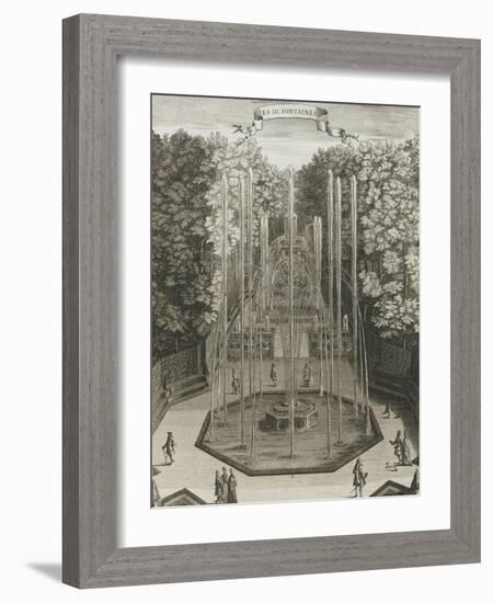 Recueil des "Plans, Profils et Elévations du Château de Versailles..." : planche 38 : vue-Antoine Herisset-Framed Giclee Print