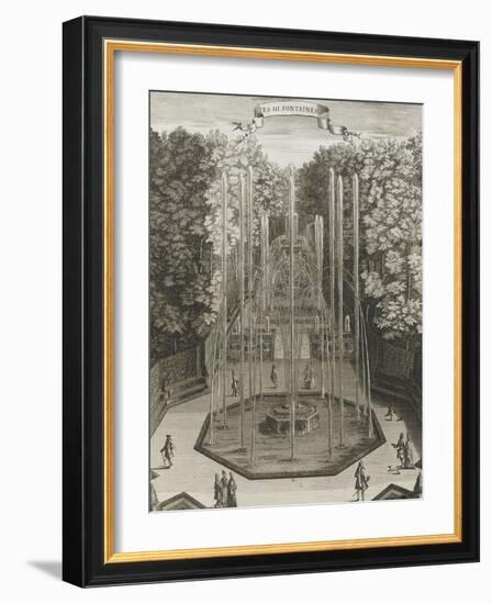 Recueil des "Plans, Profils et Elévations du Château de Versailles..." : planche 38 : vue-Antoine Herisset-Framed Giclee Print