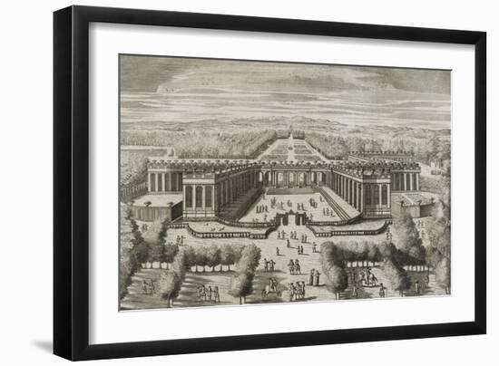 Recueil des "Plans, Profils et Elévations du Château de Versailles..." : planche 47 : vue-Pierre Lepautre-Framed Giclee Print