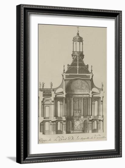 Recueil des "Plans, Profils et Elévations du Château de Versailles..." : planche 6 : coupe-Pierre Lepautre-Framed Giclee Print