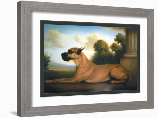 Recumbent Great Dane-Christine Merrill-Framed Art Print