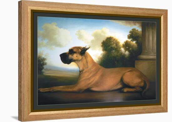 Recumbent Great Dane-Christine Merrill-Framed Stretched Canvas