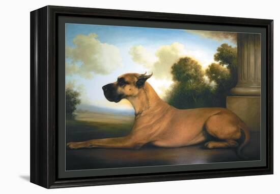 Recumbent Great Dane-Christine Merrill-Framed Stretched Canvas