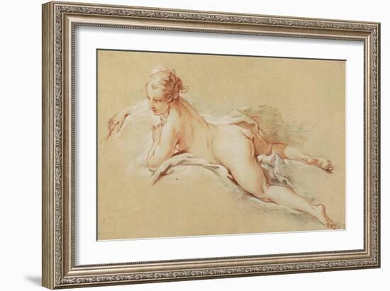 Recumbent Nude-Francois Boucher-Framed Giclee Print