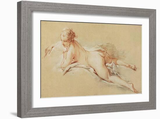 Recumbent Nude-Francois Boucher-Framed Giclee Print