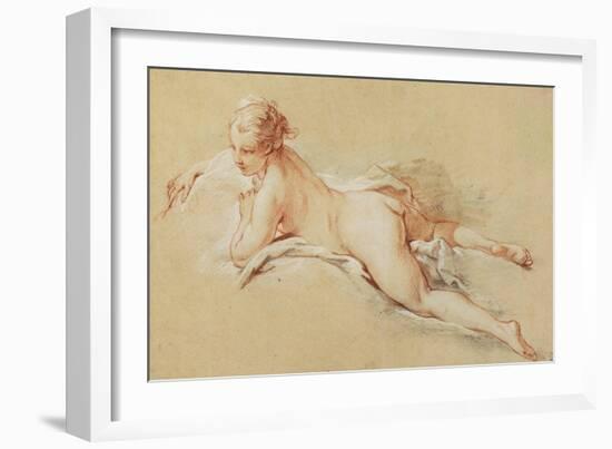 Recumbent Nude-Francois Boucher-Framed Giclee Print