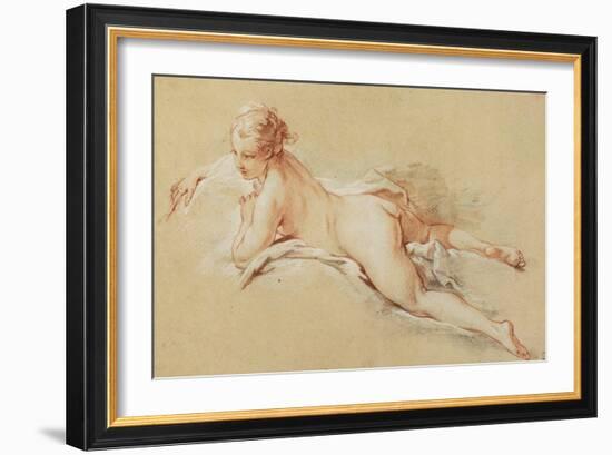 Recumbent Nude-Francois Boucher-Framed Giclee Print