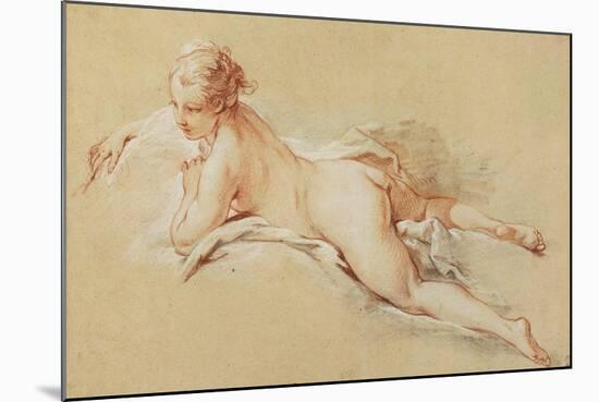 Recumbent Nude-Francois Boucher-Mounted Giclee Print