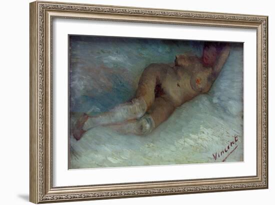 Recumbent Nude-Vincent van Gogh-Framed Giclee Print