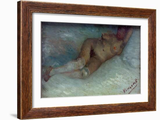 Recumbent Nude-Vincent van Gogh-Framed Giclee Print