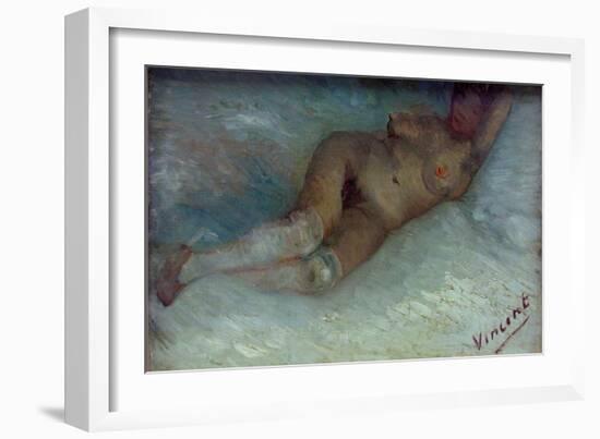 Recumbent Nude-Vincent van Gogh-Framed Giclee Print