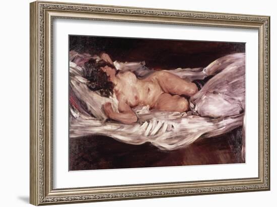 Recumbent Nude-Lovis Corinth-Framed Giclee Print