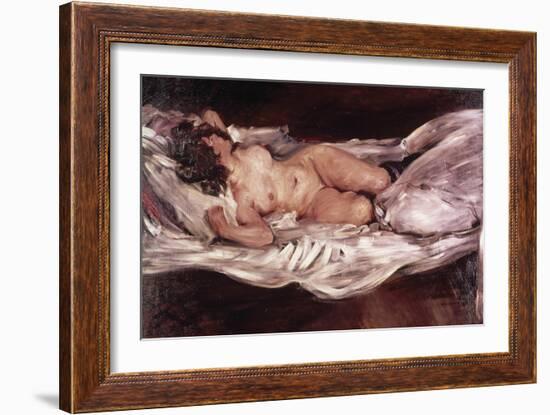 Recumbent Nude-Lovis Corinth-Framed Giclee Print