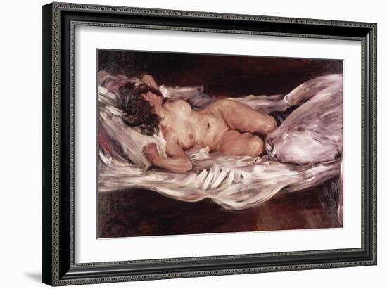 Recumbent Nude-Lovis Corinth-Framed Giclee Print